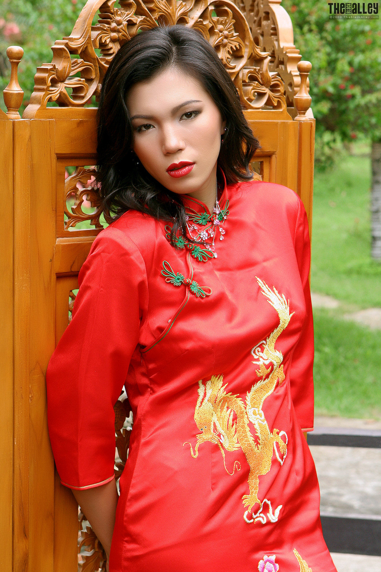 [TheBlackAlley/TBA黑巷] Wang Xiao Hong 古典旗袍 